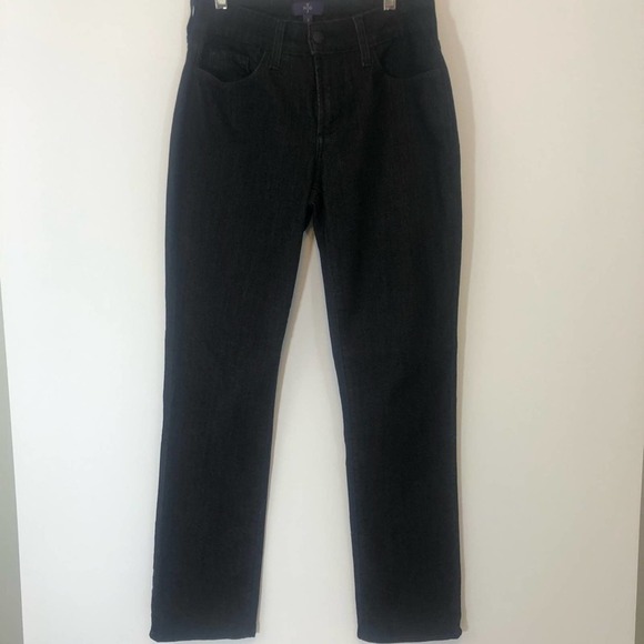 𝅺NYDJ black skinny jeans high rise - Picture 1 of 5